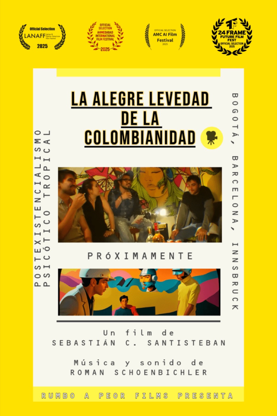 Cartel de La Alegre Levedad de la Colombianidad